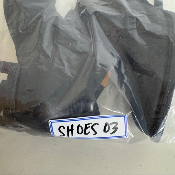 REVOLVE Jeffrey Campbell Black Duval Soft Smooth Leather Ankle Bootie Size 7 - Picture 12 of 12